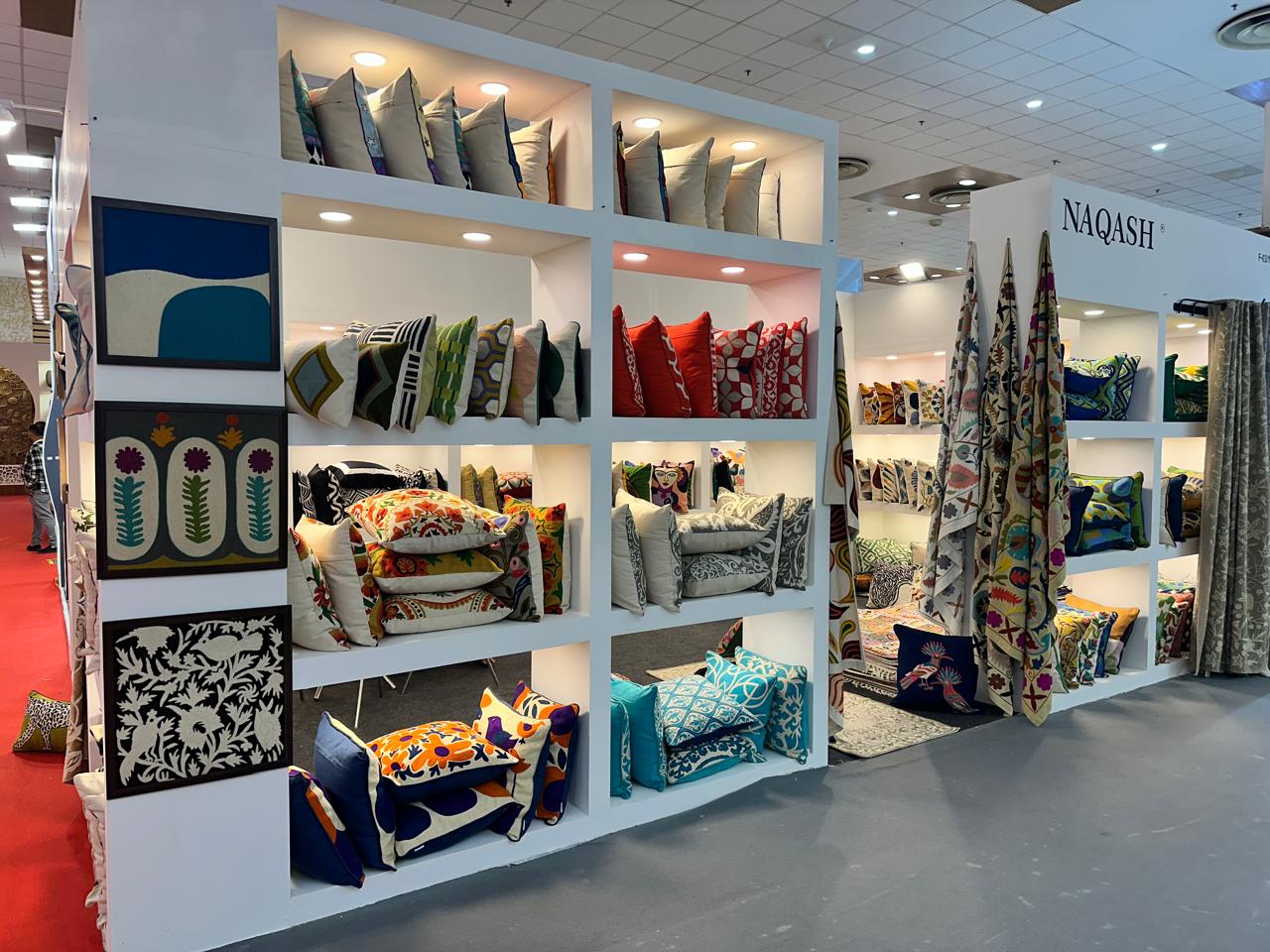 Naqash textiles on display